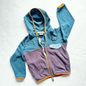 Patagonia Blue and Purple Kids Hoodie